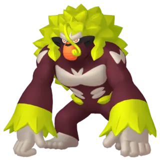 Rillaboom shiny front-facing sprite from Pokémon Violet