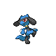 Riolu front-facing sprite from Pokémon HeartGold