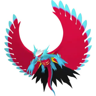 Roaring Moon front-facing sprite from Pokémon Scarlet