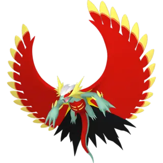 Roaring Moon shiny front-facing sprite from Pokémon Scarlet