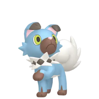 Rockruff shiny front-facing sprite from Pokémon Violet