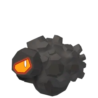 Rolycoly front-facing sprite from The Crown Tundra