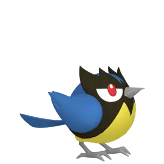 Rookidee front-facing sprite from Mega Dimension