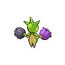 Roselia shiny back-facing sprite from Pokémon Black 2