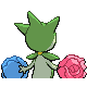 Roselia back-facing sprite from Pokémon Pearl