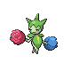 Roselia front-facing sprite from Pokémon Pearl