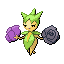 Roselia shiny front-facing sprite from Pokémon Emerald