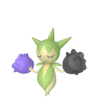 Roselia shiny front-facing sprite from Legends Za