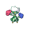 Roserade front-facing sprite from Pokémon White 2