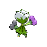 Roserade shiny back-facing sprite from Pokémon White 2