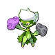 Roserade shiny front-facing sprite from Pokémon Diamond