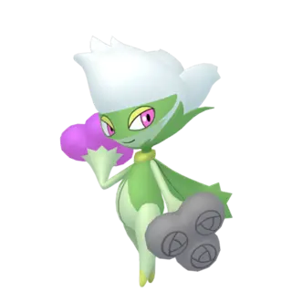 Roserade shiny front-facing sprite from Pokémon Legends: Arceus
