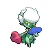 Roserade front-facing sprite from Pokémon Platinum