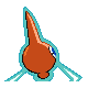Rotom back-facing sprite from Pokémon Pearl