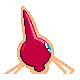 Rotom shiny back-facing sprite from Pokémon Pearl