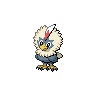 Rufflet front-facing sprite from Pokémon Black