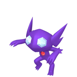 Sableye front-facing sprite from Pokémon Omega Ruby