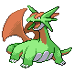 Salamence shiny front-facing sprite from Pokémon Diamond