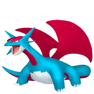 Salamence front-facing sprite from Pokémon Alpha Sapphire