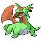 Salamence shiny front-facing sprite from Pokémon Platinum