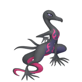 Salazzle front-facing sprite from Pokémon Sword