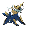 Samurott back-facing sprite from Pokémon Black 2