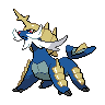 Samurott front-facing sprite from Pokémon Black 2