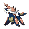 Samurott shiny front-facing sprite from Pokémon Black 2