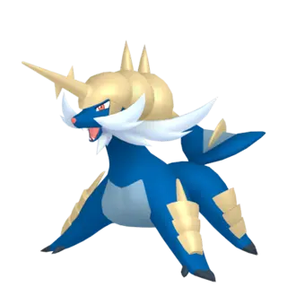 Samurott front-facing sprite from Pokémon Legends: Arceus