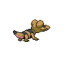 Sandile back-facing sprite from Pokémon Black 2