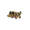 Sandile front-facing sprite from Pokémon Black