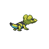 Sandile shiny back-facing sprite from Pokémon Black