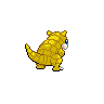 Sandshrew back-facing sprite from Pokémon Black