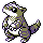 Sandshrew shiny front-facing sprite from Pokémon Crystal
