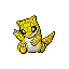 Sandshrew front-facing sprite from Pokémon Emerald