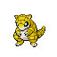 Sandshrew front-facing sprite from Pokémon FireRed