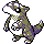 Sandshrew shiny front-facing sprite from Pokémon Gold