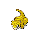Sandshrew front-facing sprite from Pokémon Platinum