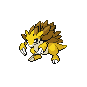 Sandslash front-facing sprite from Pokémon Black 2