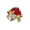 Sandslash shiny front-facing sprite from Pokémon Black