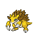 Sandslash front-facing sprite from Pokémon Diamond