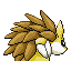 Sandslash back-facing sprite from Pokémon FireRed
