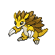 Sandslash front-facing sprite from Pokémon HeartGold
