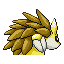 Sandslash back-facing sprite from Pokémon Ruby