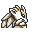 Sandslash back-facing sprite from Pokémon Yellow