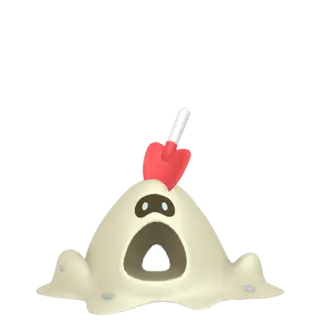 Sandygast front-facing sprite from Pokémon Ultra Sun