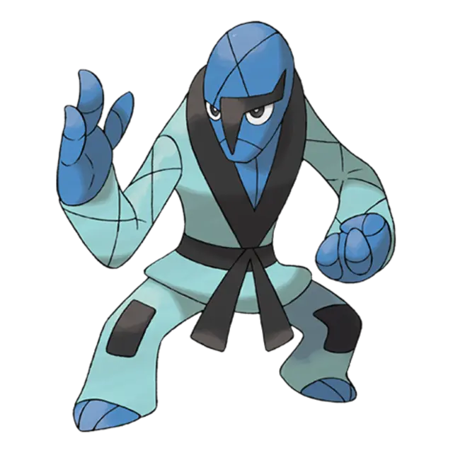 Sawk, the Karate Pokémon — Fighting-type Pokémon official artwork