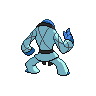 Sawk back-facing sprite from Pokémon White 2