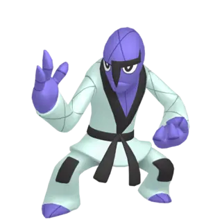 Sawk shiny front-facing sprite from Pokémon Omega Ruby
