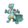 Sceptile shiny front-facing sprite from Pokémon White 2